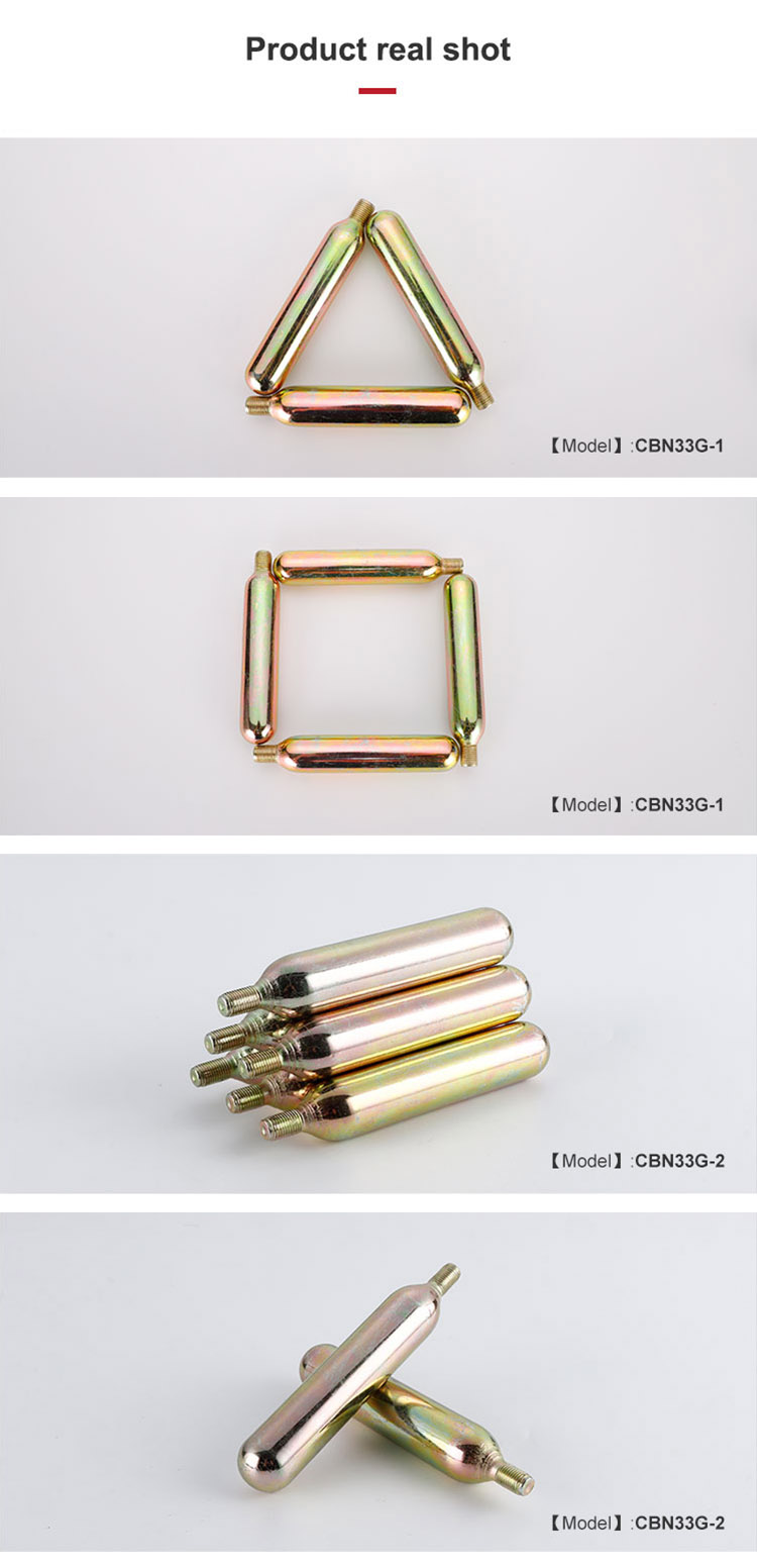 33g CO2 Thread Cylinders For Beauty